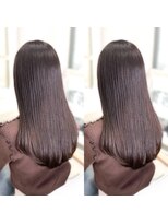 カレンアンドエクラート 大宮(KAREN&ECLART)&nbsp;髪質改善　艶髪　ストレート　縮毛矯正　暗髪　韓国風　ロング