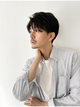 ロンドアンメゾン 原宿(Lond un Maison.) 【吉田智哉】メンズパーマ、メンズセンターパート、7:3パート