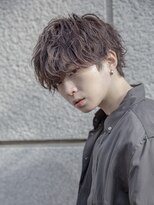 【小久保style】韓国マッシュニュアンスパーマグレーベージュ