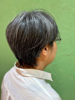 チャマ(Chama.)の写真/ショートからショートボブもお任せ!一人一人の髪質に合わせた似合わせカットで、美シルエットを実現。