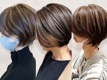 ヘアープロデュース ケー(HairProduceK)の写真/【髪質改善/堺】髪に優しい髪質改善オーガニックカラーでダメージレスに白髪染めやハイライトが楽しめる★