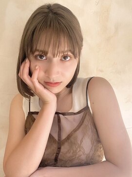 ニスル 上尾店(NISURU) 似合わせカット/大人ガーリー/ダークアッシュ/着物/上尾/上尾駅