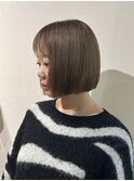 【ZEST中野/Hikaru】パツッと可愛い切りっぱなしボブ