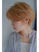 アンジェリカラボ 梅田店(ANGELICA LABO)&nbsp;横顔美人ハイトーンショート20代/30代/40代【後藤】
