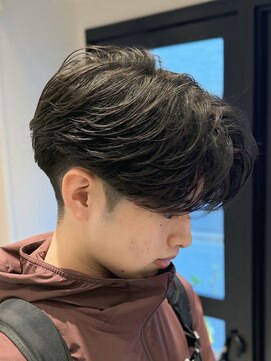 バース 梅田中崎町店(BIRTH) フェザーパーマ センターパート ニュアンスパーマ