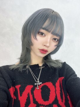 アマトウキョウ アユンチェ(AMA TOKYO×AYUNCHE) ブルーシルバーウルフレイヤー