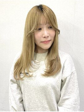 エル 新小岩(elu) 韓国風サイドバング×シャギーレイヤー