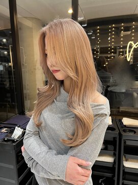 髪屋 紬 王道ミルクティーベージュ