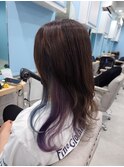 クール系インナーカラー