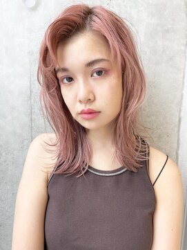 バロンフェム(baLon.fem) 【Stylist 本田愛】シアーなベビーピンク