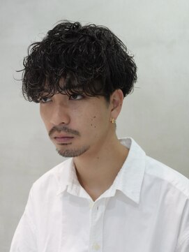 バイフィフス 原宿/表参道(by fifth) マッシュ刈り上げツーブロックシャドウパーマスパイラルパーマ