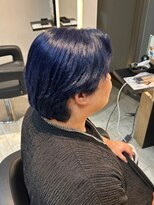 インク サカエ(inq sakae) ブリーチ2回トリプルカラーブルーパープル