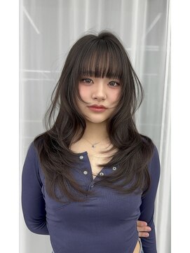 アマトウキョウスマートサロン(AMA TOKYO×Smart Salon) 韓国ヘア　ハッシュカット  レイヤーカット くびれヘア  顔周り