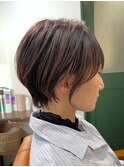 レイヤー/ショートボブ/くびれ/30代40代/切りっぱなし/市川/小岩