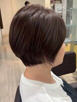 アトリエコア(Atelier Coa)&nbsp;太白区ショートボブくびれショートイルミナカラー顔周りレイヤー