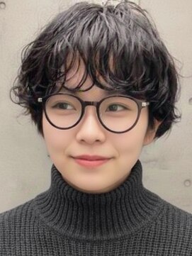 トゥルートラスト アン 下石田店(True Trust un) おしゃれな大人のハンサムショート ルーズパーマ