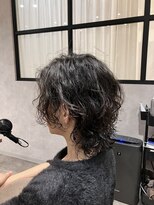 ルシェル(LeCiel) ミディアムレイヤー×波巻きパーマ