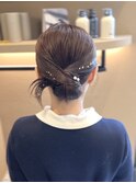 タイトシニヨン/ヘアセット