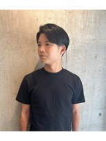 ロッカ(ROCCA)&nbsp;ナチュラルセンターパート×ブルーブラック