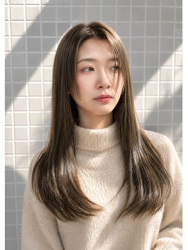 アンジェリカラボ(ANGELICA LABO) 大人しなやかレイヤーオリーブベージュ【京都駅カラー】