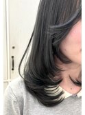 20代30代モテ髪セミディベージュブラウン
