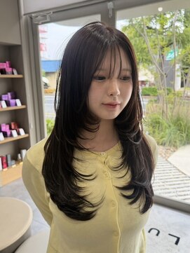 ルトワフクロマチ(Lutowa Fukuromachi) ダークパープル/ナチュラルショート/夏のヘアアレンジ/袋町