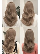 ルノヘアー(Lunohair)&nbsp;透明感ベージュカラー×韓国風レイヤーカット×秋カラー