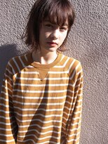 ピープル(people)&nbsp;〔people〕オレンジアッシュ×切りっぱなしボブ