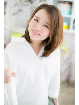 ヘアアンドビューティー ミック(Hair & Beauty miq) まとまり、ツヤ感、ナチュラルミディ(miq阿佐ヶ谷)