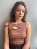 Sungoose フリンジウェーブココアブラウン大人かわいい