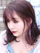 グランデュール 焼津店(GRANDEUR)&nbsp;【GRANDEUR焼津店】インナーカラー　バイオレット