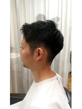 ティーズバーバー 亀有店(T's BARBER) アップバンクショートスタイル