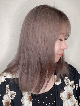 ファブ 千葉店(FaB) フェザーバング/カーキグレージュ/マッシュショートボブ[千葉駅]