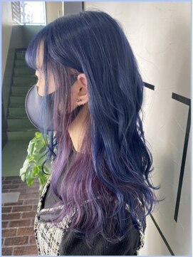 パレット 町田店(PALETTE) ネイビー☆インナーパープル　　町田/町田駅/JR町田駅