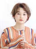【加藤信綱】前髪+毛先パーマ×大人かわいいショート夏秋