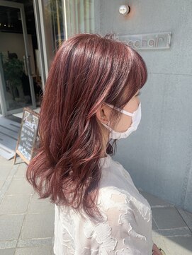 クーヘアー(coohair) ピンクブラウン
