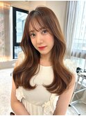 【博多美容室/小山田】韓国ヘア×顔まわりカット