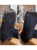 髪質改善ストレート
