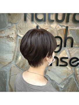ナチュラルハイセンス 本店(natural high sense) モンブランカラー×コンパクトショート　似合わせカット／町屋駅