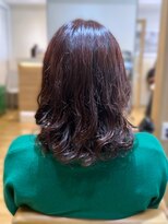 アロマ ヘアー ルーム 新宿店(AROMA hair room) アッシュカラーニュアンスパーマ/新宿/新宿西口