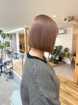 オアシス(oasis) ミルクティーベージュボブ