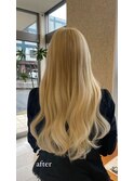 ブロンドカラーエクステ