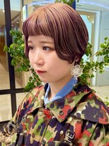 ザザ シンジュク(ZA/ZA shinjuku)&nbsp;オン眉個性的ショート/アンブレラカラー