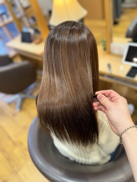 ヘアーメイクポリッシュ 桂店 髪質改善/縮毛矯正/ロングヘアー/ツヤ髪/艶カラー/桂/西京区