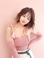 ハロー(...Hello)&nbsp;ボブレイヤー くびれボブ レイヤーボブ インナーカラー コテ巻き