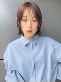 韓国ボブ くびれボブ切りっぱなしボブ額下ボブ M930表参道