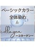 【白髪/全体】ベーシックカラー＋コラーゲン