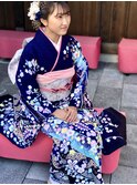 成人式着付けヘアセット
