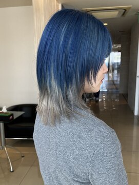 フェイス 大船(FACE) アンブレラカラー/ブルー×ホワイト【大船駅】太良坊航