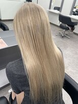 ガルボヘアー 桟橋店(garbo hair)&nbsp;ハイトーンプルシールエクステ高知美容院